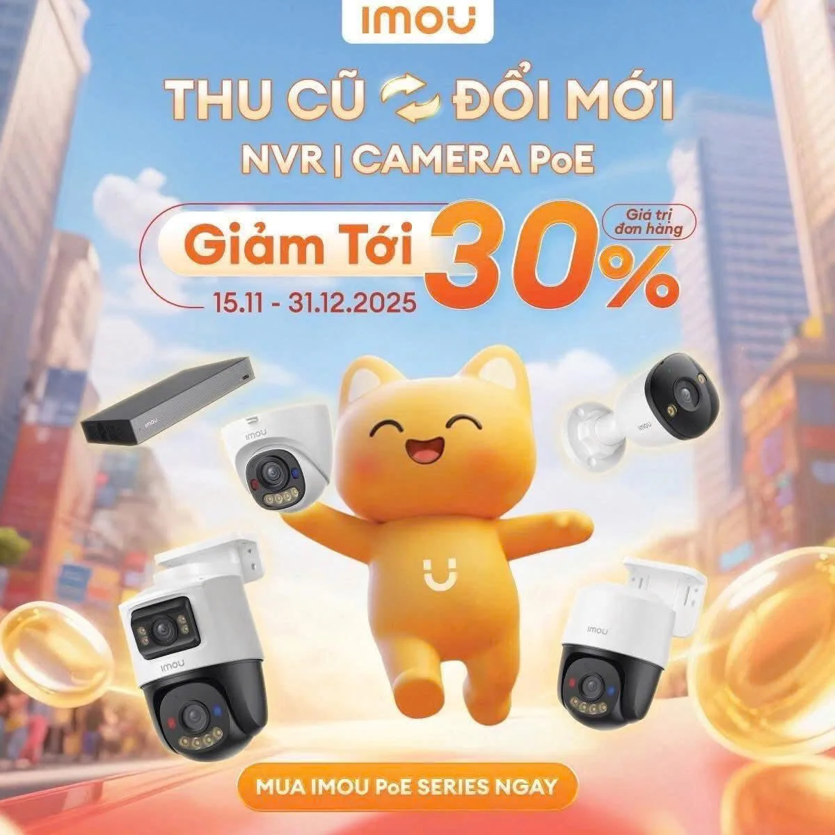 Giải pháp PoE Camera & NVR từ Imou – Lựa chọn hoàn hảo cho doanh nghiệp cần giám sát chuyên nghiệp, gọn gàng và hiệu quả