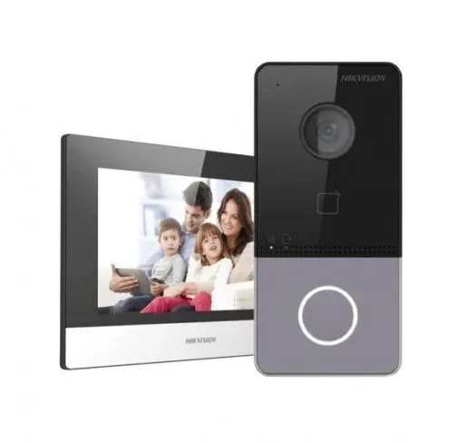 Bộ chuông cửa có hình IP HIKVISION SH-KIS6613-WTE chính hãng Hati Solutions