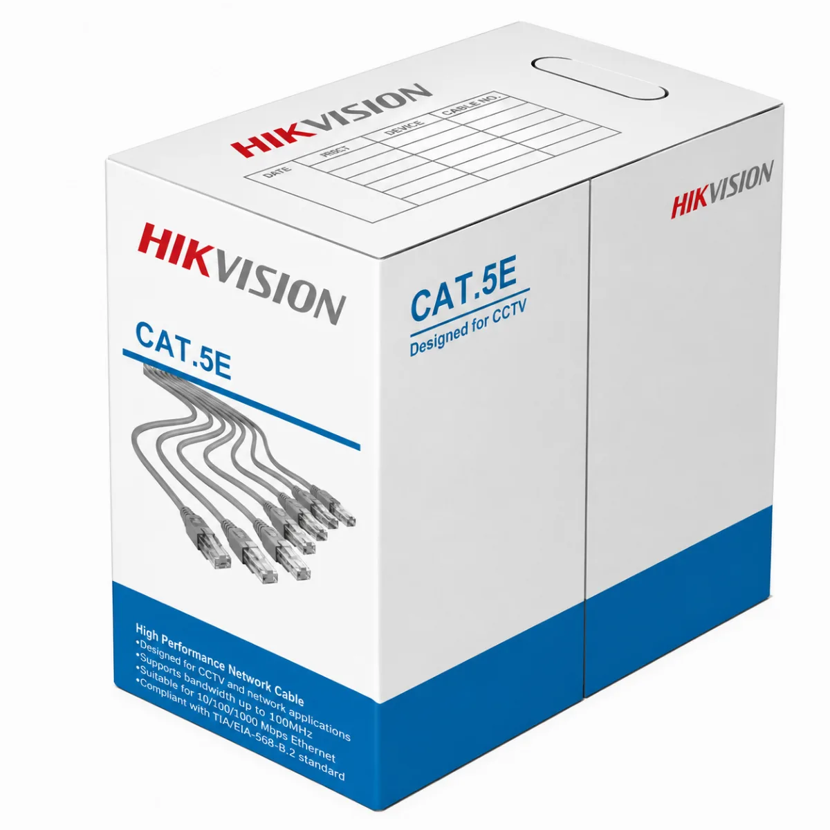 Cáp mạng Cat 5E Hikvision DS-1LN5EUEC0 chính hãng Hati Solutions