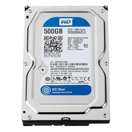 Ổ cứng HDD WD Blue 500GB (Không bao gồm VAT) chính hãng