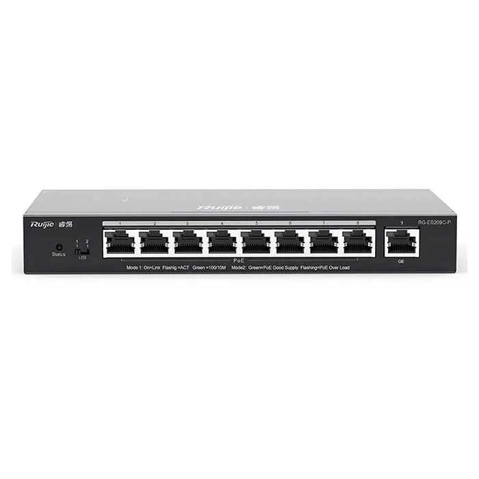 Switch POE 9 cổng RUIJIE REYEE RG-ES209GC-P chính hãng