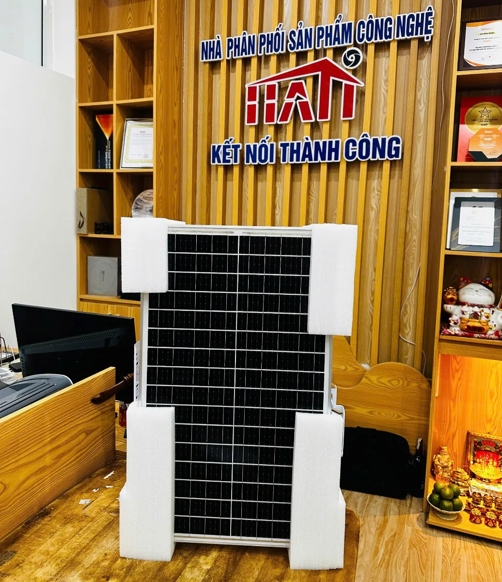 Tấm pin NLMT Himedia cho camera 50W 20AH-12V chính hãng Hati Solutions